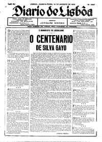 Quinta, 14 de Agosto de 1930