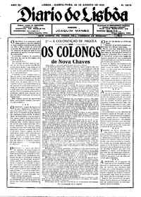 Quinta, 28 de Agosto de 1930