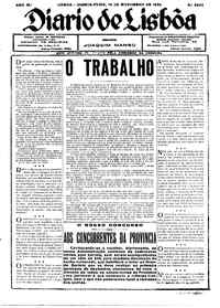 Quinta, 13 de Novembro de 1930