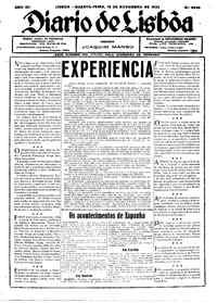 Quarta, 19 de Novembro de 1930