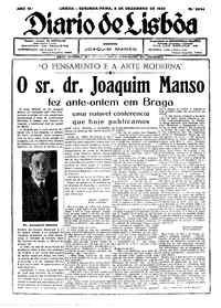 Segunda,  8 de Dezembro de 1930