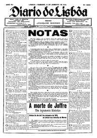 Sábado,  3 de Janeiro de 1931