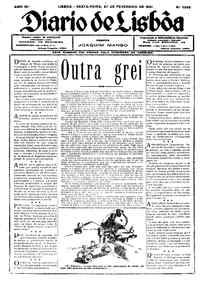 Sexta, 27 de Fevereiro de 1931