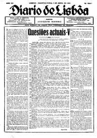 Quarta,  1 de Abril de 1931