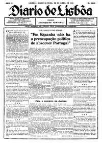 Quarta, 22 de Abril de 1931