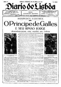 Sábado, 25 de Abril de 1931