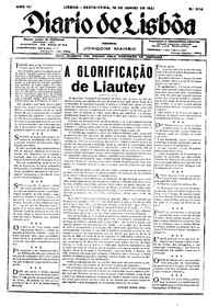 Sexta, 19 de Junho de 1931