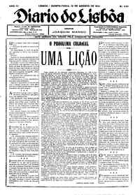 Quinta, 13 de Agosto de 1931