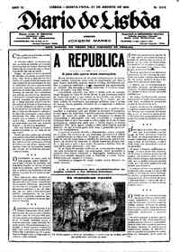 Quinta, 27 de Agosto de 1931