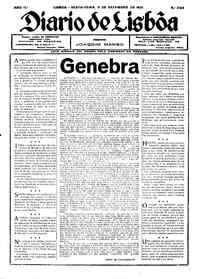 Sexta, 11 de Setembro de 1931