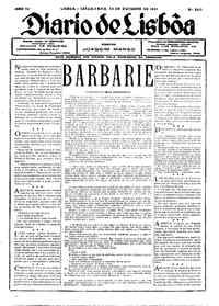 Terça, 13 de Outubro de 1931