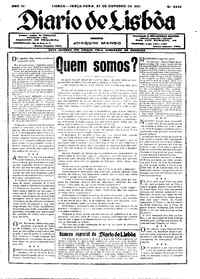 Terça, 27 de Outubro de 1931