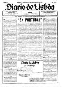 Sábado,  5 de Dezembro de 1931