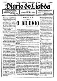 Sábado,  6 de Fevereiro de 1932