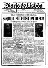 Quinta, 11 de Agosto de 1932 (2ª edição)