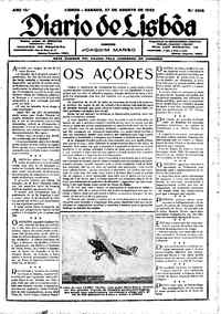 Sábado, 27 de Agosto de 1932