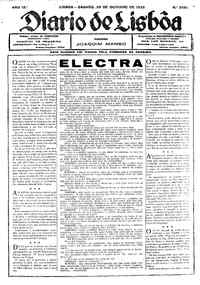 Sábado, 29 de Outubro de 1932 (1ª edição)