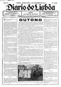 Quinta,  3 de Novembro de 1932