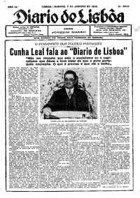 Sábado,  7 de Janeiro de 1933