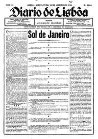 Quinta, 12 de Janeiro de 1933