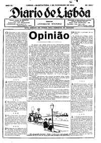 Quarta,  1 de Fevereiro de 1933