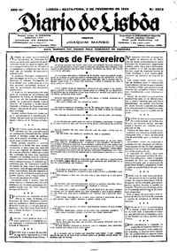 Sexta,  3 de Fevereiro de 1933