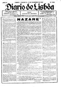 Sábado, 11 de Fevereiro de 1933