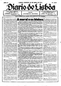 Sábado, 29 de Abril de 1933