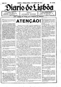 Terça,  9 de Maio de 1933