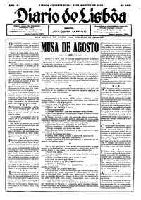 Quarta,  2 de Agosto de 1933