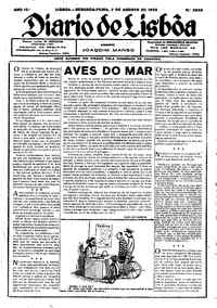 Segunda,  7 de Agosto de 1933