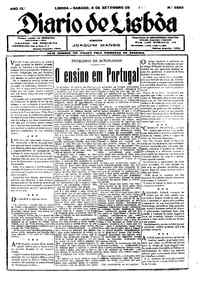 Sábado,  2 de Setembro de 1933