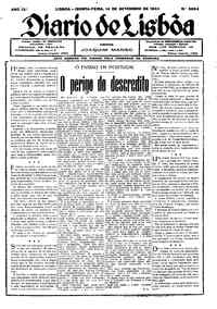 Quinta, 14 de Setembro de 1933