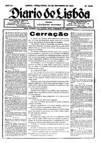 Terça, 26 de Setembro de 1933