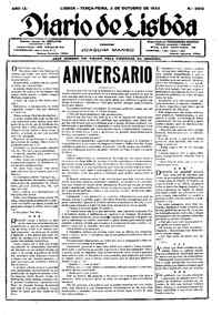 Terça,  3 de Outubro de 1933