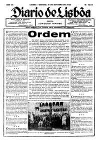 Sábado, 21 de Outubro de 1933