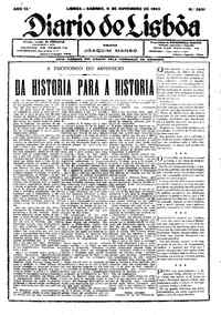 Sábado, 11 de Novembro de 1933