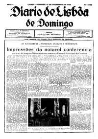 Domingo, 12 de Novembro de 1933