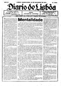 Quinta, 23 de Novembro de 1933