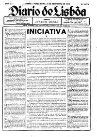 Terça,  5 de Dezembro de 1933