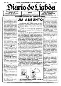 Quarta, 13 de Dezembro de 1933