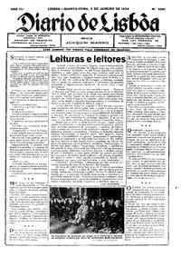 Quarta,  3 de Janeiro de 1934