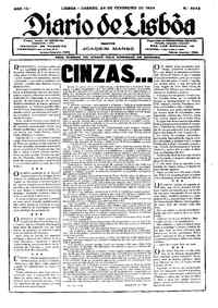 Sábado, 24 de Fevereiro de 1934