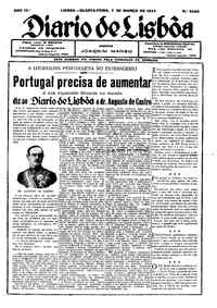 Quarta,  7 de Março de 1934