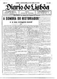 Quinta, 26 de Abril de 1934