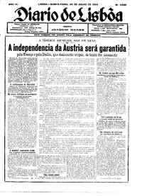 Quinta, 26 de Julho de 1934