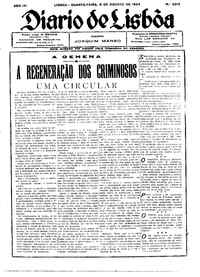 Quarta,  8 de Agosto de 1934