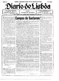 Segunda, 20 de Agosto de 1934 (2ª edição)
