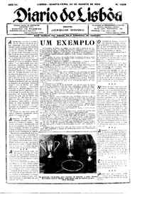 Quarta, 22 de Agosto de 1934 (1ª edição)