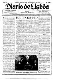 Quarta, 22 de Agosto de 1934 (2ª edição)